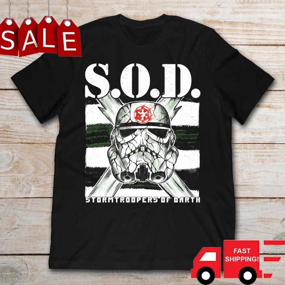 S.O.D. Stormtroopers Of Death Music Shirt Black Unisex S-5XL E1584 S
