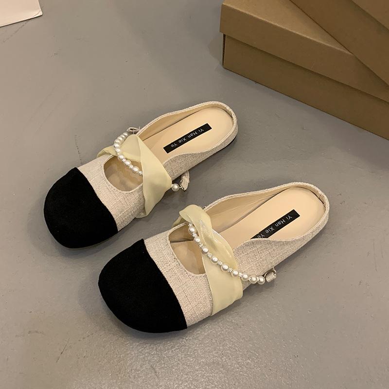 

Сумка с плоским дном, голова-полутапочки, женская обувь, новая летняя обувь Мэри Джейн, одинарная обувь 40