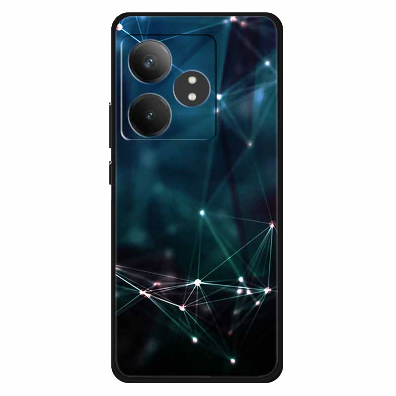 Funda For Realme GT 6T / GT 6 Cases Silicone Planet Painted TPU Soft Phone Back Cover For RMX3853 Protective Coque RMX3851  GT 6