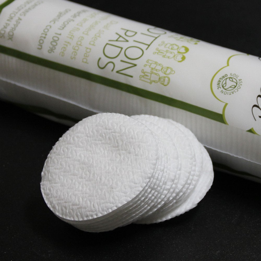 [Simply Gentle] Organic Cotton Pads 3 Pieces 1 Set (100 Pieces)