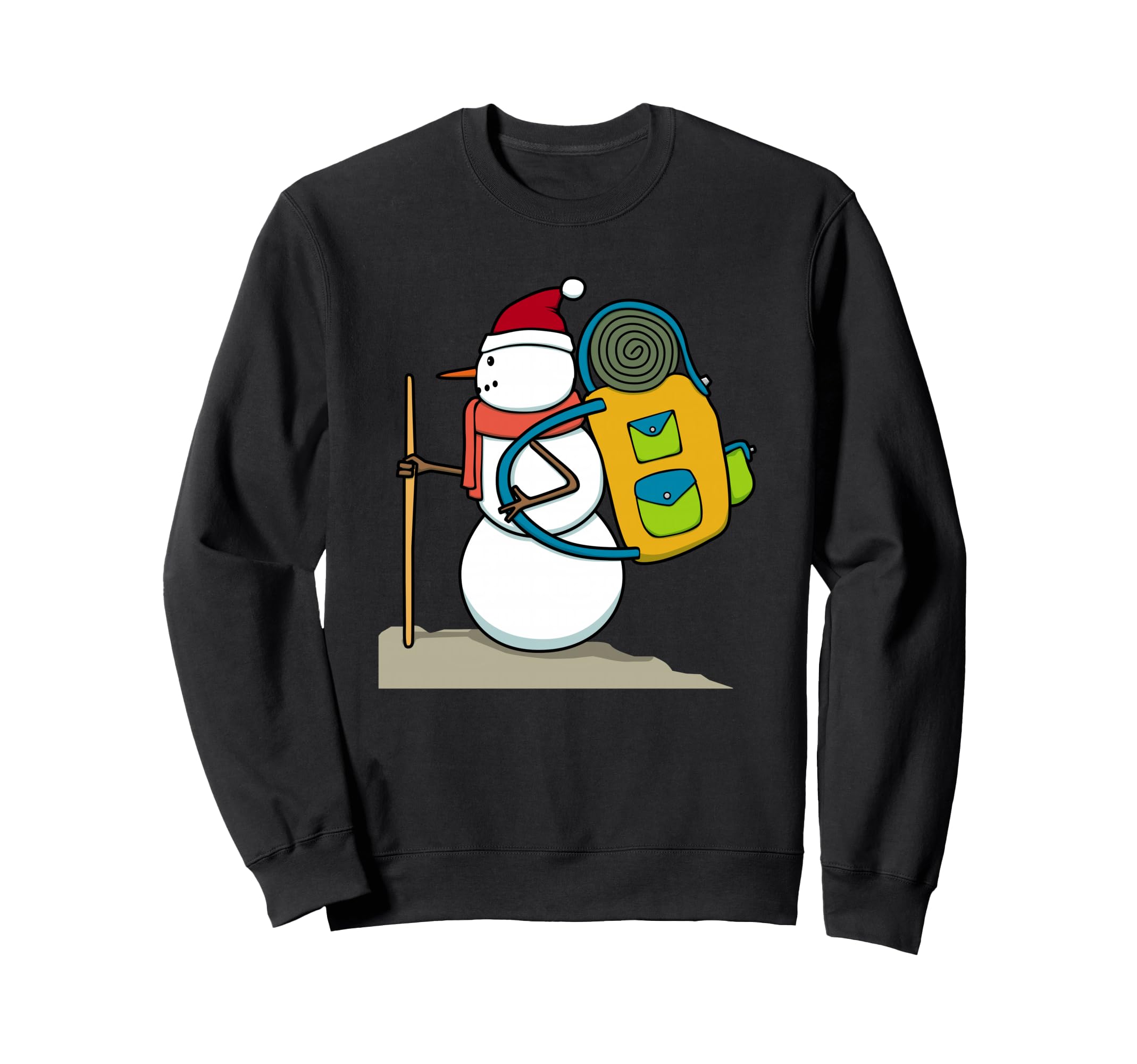 

Adorable snowman hiking sweatshirt чёрный