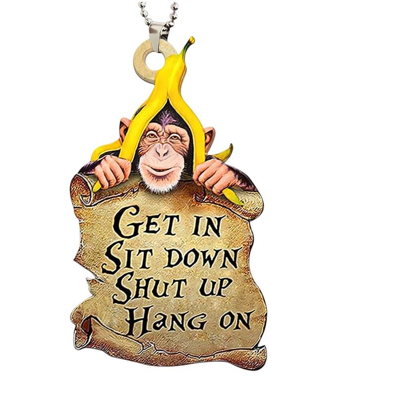 Dolphin Car Rearview Mirror Accessory Christmas Tree Decoration Hanging Ornament Home Decor Gift Acrylic Material