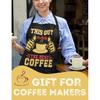 InnoBeta Coffee Gifts for Men/Women, Barista Apron with Pockets and Adjustable Neck Strap, Barista Gifts