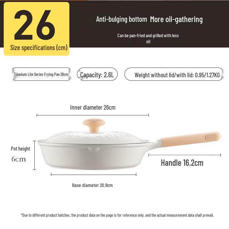 COOKER KING Titanium Non-stick Frying Pan