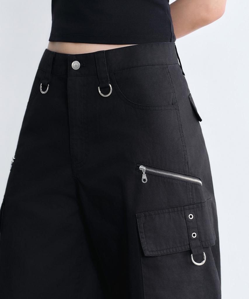 MUSINSA STANDARD WOMAN [Unbound Girl] Women'S Skater Shorts [Black]