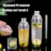 Pc Resin Cocktail Shaker Martini Hand Shaker Cup With Scales 350Ml/500Ml/700Ml/1000Ml Milk Tea Wine Drink Shaker Mixer Bar Tool