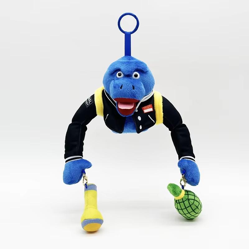 Neuer Animal Og V1 Großer Schlüsselanhänger Plüschtier Niedliches Anime-Zubehör Spielzeug Geburtstags-Weihnachtsgeschenk in stock black