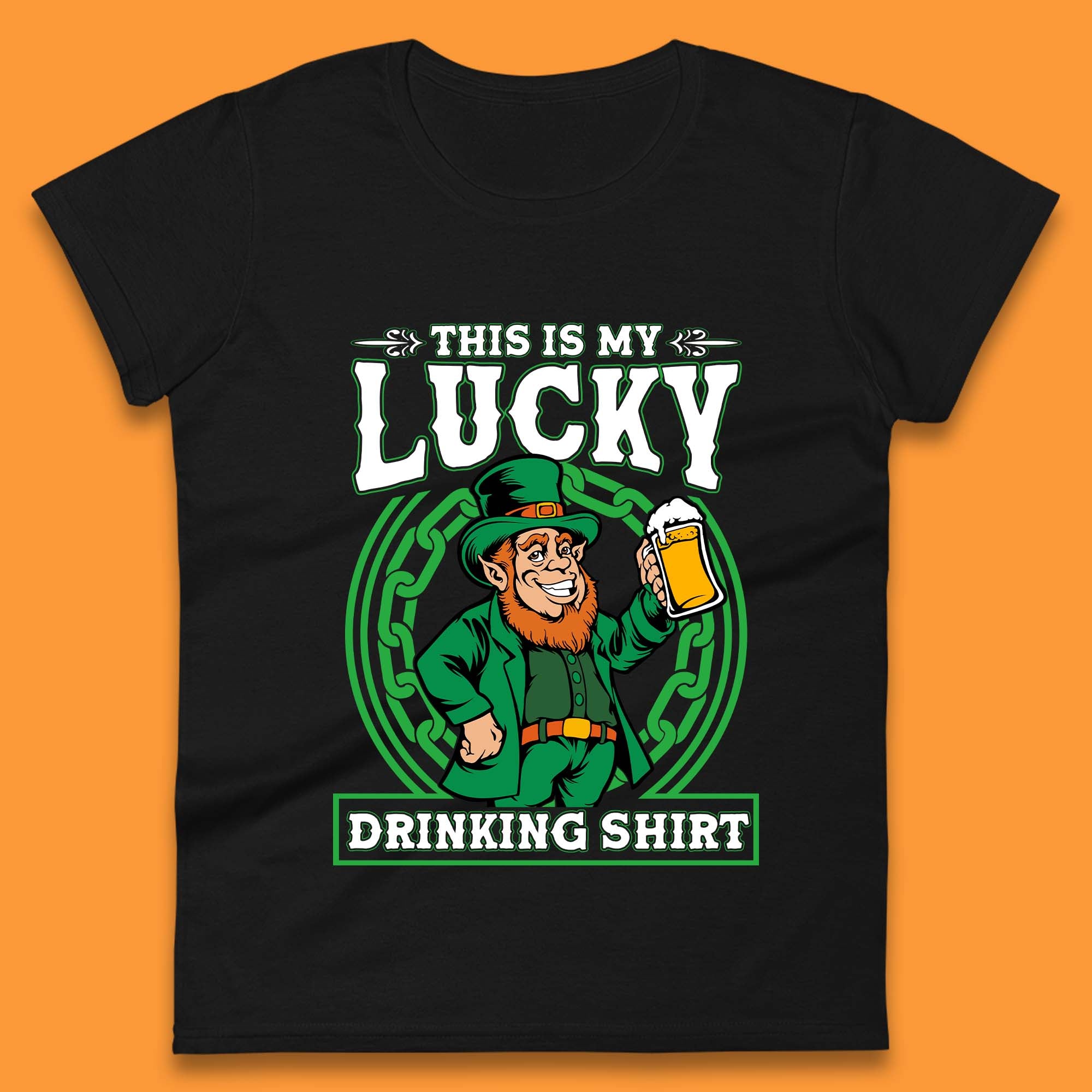 

This Is My Lucky Drinking Shirt Irish Womens T-Shirt Mens Tops Tees Unisex XL