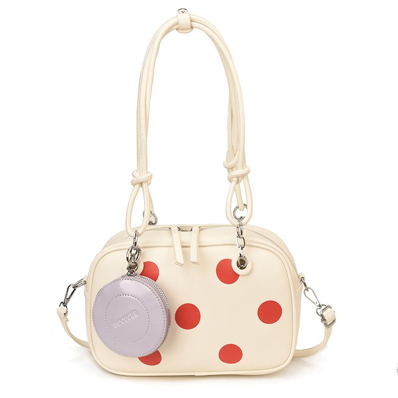 2026 Spring & Summer New Style PU Square Shoulder Bags Exquisite Cute Dots Hot Trendy Stylish Design Crossbody Bags for Women