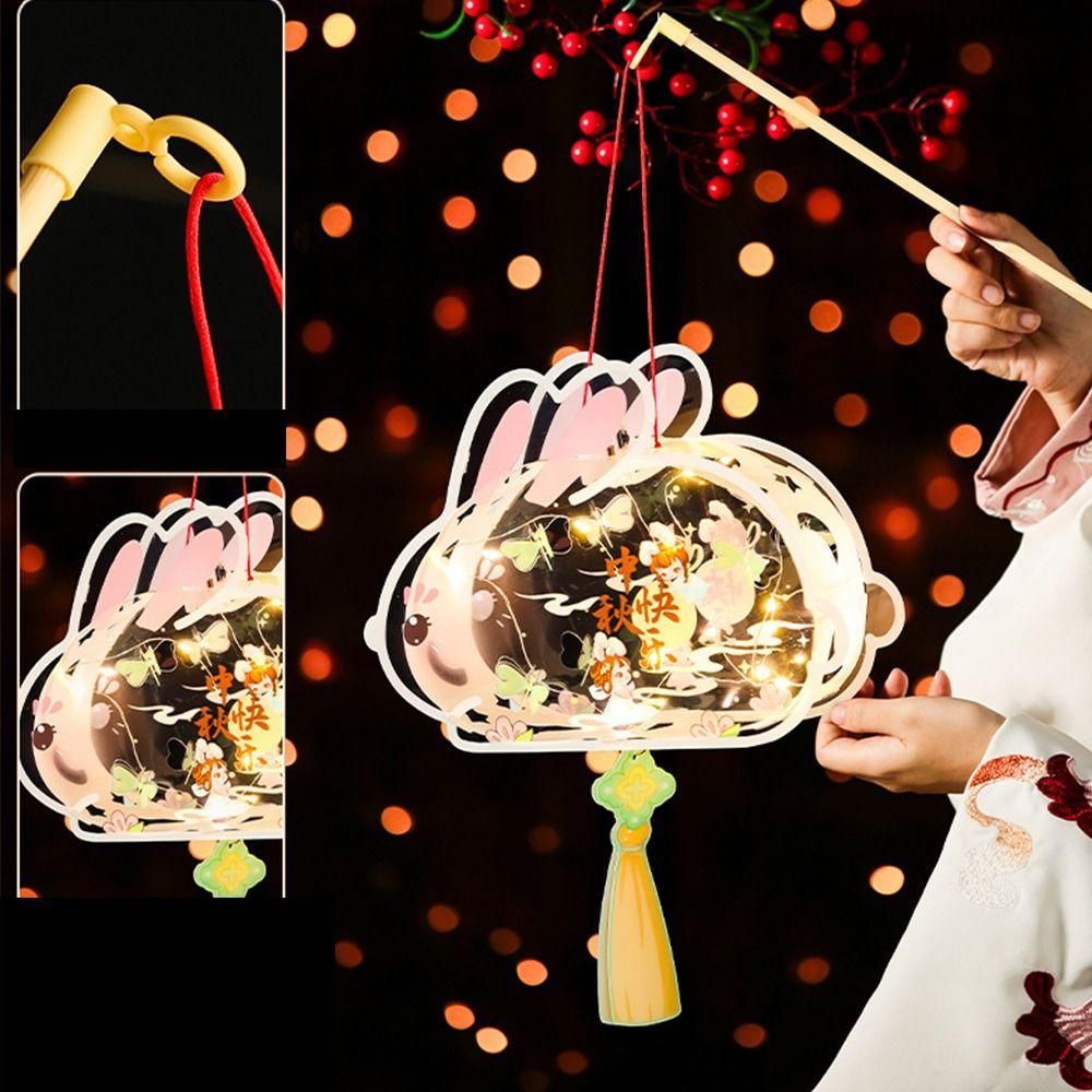 Glowing Rabbit Lantern Luminous Handheld Luminous Lantern  Chidlren Toy