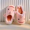 New cute shark cotton slippers home shoes cartoon fashion comfortable thick sole cute parent-child cotton shoes