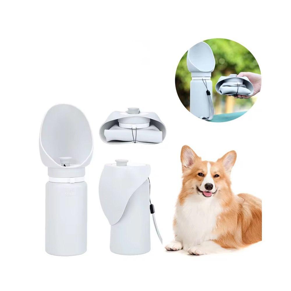 Portable Pet Water Bottle 550ml Water Dispenser Cup Pet Supplies Pet Walking Mug  Puppy