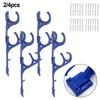 2/4pcs Outdoor Pole Hanger Swimming Pool Pole Hanger Plastic Holder With Screws For Telescoping Poles Leaf Skimmers Garden Hoses