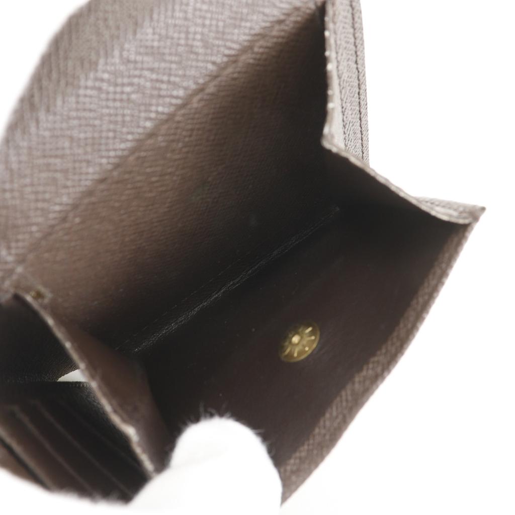 Louis Vuitton Portefeiulle Marco Bi-Fold Wallet N61675 Brown Damier Canvas Mens Used