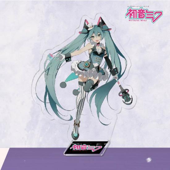 Anime Game Merchandise Hatsune Miku Acrylic Stand Decoration Ornament