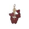 Coach Key Fob Butterfly Cluster Keychain 1674 IMPWO Multi IM/Boysenberry [Used]