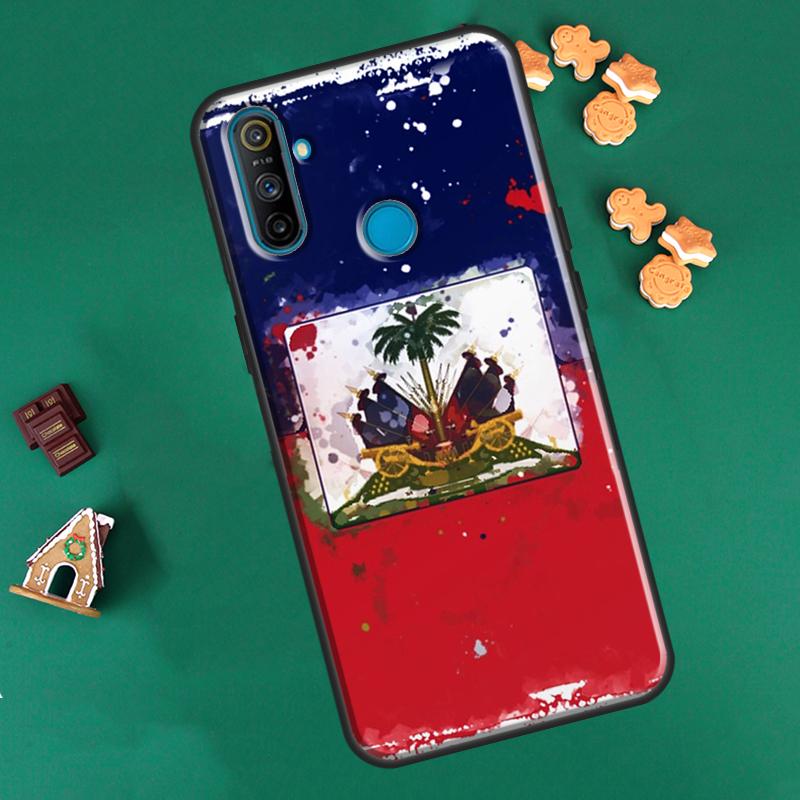 Haiti Haitian Flag For OPPO Realme GT Neo 2 Master C21 8 Pro 8i 9i Case For OnePlus 9 Pro 10 Pro 8T 9R Nord2