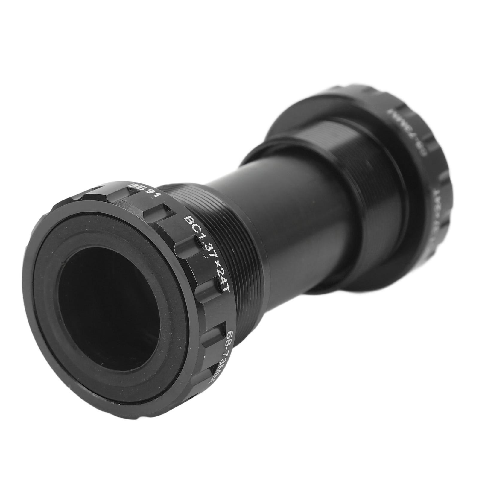 

LeBycle Резьбовая каретка для велосипеда, обработка ЧПУ, BB91, каретка для горного велосипеда для велоспорта на открытом воздухе, черная чёрный