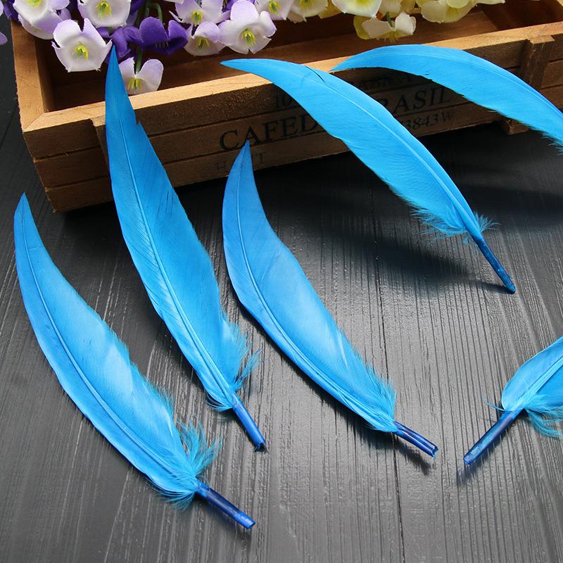 50Pcsdiy Scimitar Feather Colored Feather Handicrafts Jewelry Accessories Material Feather
