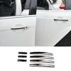 Black Steel For Ford Focus Exterior Outside Door Handle Cover Trim 2012-2018 7PC