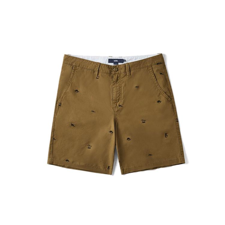 Vans Authentic Casual Shorts Men s Brown Moderate VN0A3W4RYQK 28