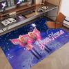 Custom Name Crystal Velvet Rug,Taylor Swift Comfortable Anti Slip Floor Mat For Room Decoration