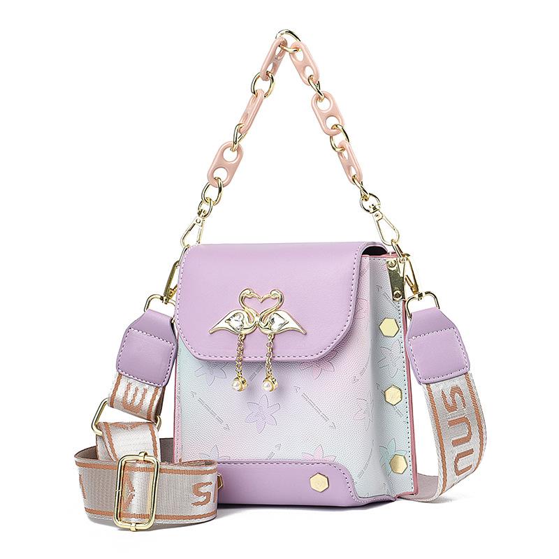 Γυναικείες μικρές τσάντες χιαστί με λαβή αλυσίδα από συνθετικό δέρμα πορτοφόλι ώμου Μόδα Casual μίνι επάνω τσάντα χειρολαβής για γυναίκες Πορτοφόλι κινητού τηλεφώνου