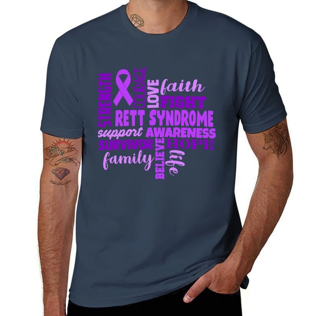 Rett Syndrome Awareness Strength Courage Faith Hope Love Fight Support Survivor Family Life Believe TShirt