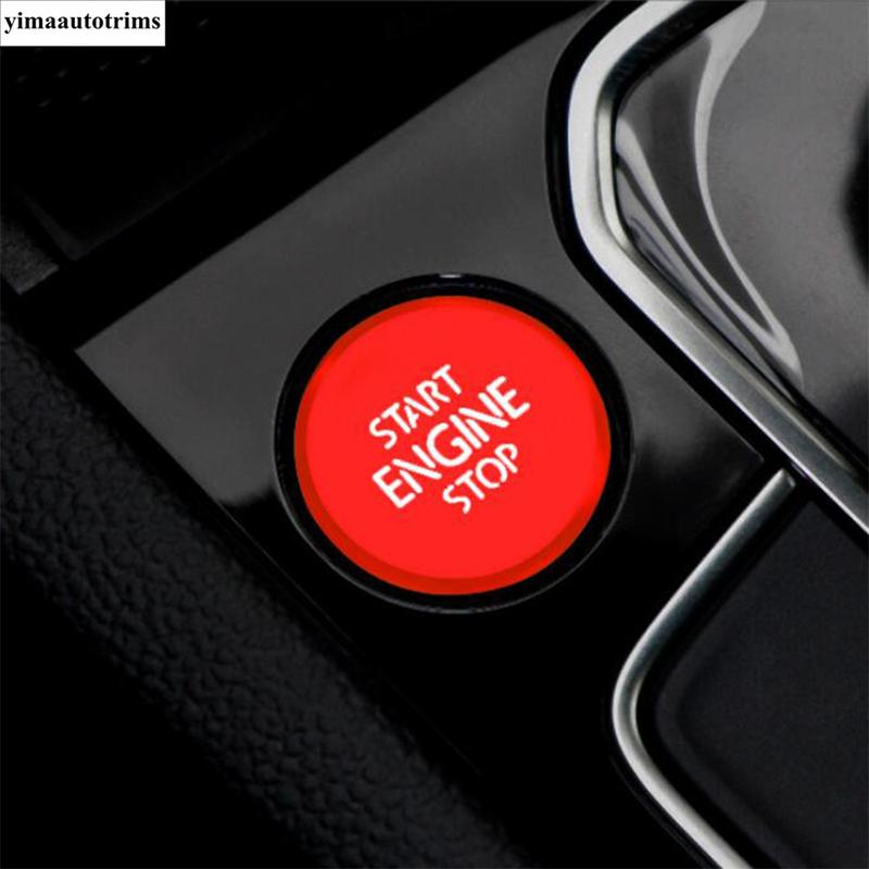 Electronic Handbrake Parking Switch Auto P Button Sequin Cover Trim Accessories For VW Volkswagen Passat B8 / Arteon 2016 - 2024