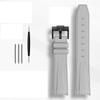 Rubber Watchband for Rolex Omega X Swatch Joint MoonSwatch Constellation Waterproof Sports 20mm Watch Strap Curved End Band