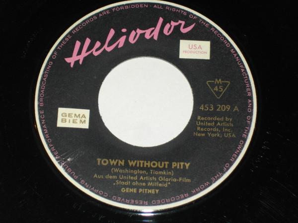 

7-дюймовая пластинка GENE PITNEY THE UNITED ARTISTS ST Town Without Pity 453209 Heliodor 1961 Германия Рок Б/у