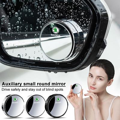 2 Stück Verstellbarer 360 Grad Auto Toter Winkel Rückspiegelwinkel Für Octavia MK2 MK3 2 3 A7 Fabia Karoq Kodiaq Superb Rapid Kamiq