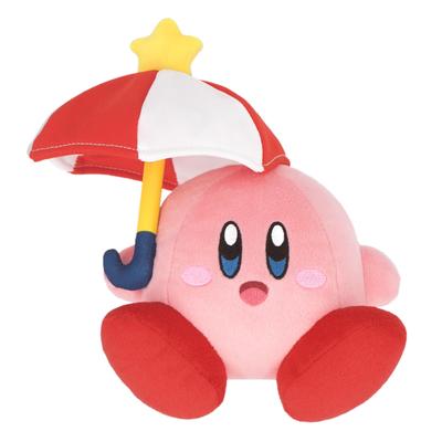 Sanei Boeki Kirby of the Stars KP23 Parasol Kirby Plush Toy Height 11cm