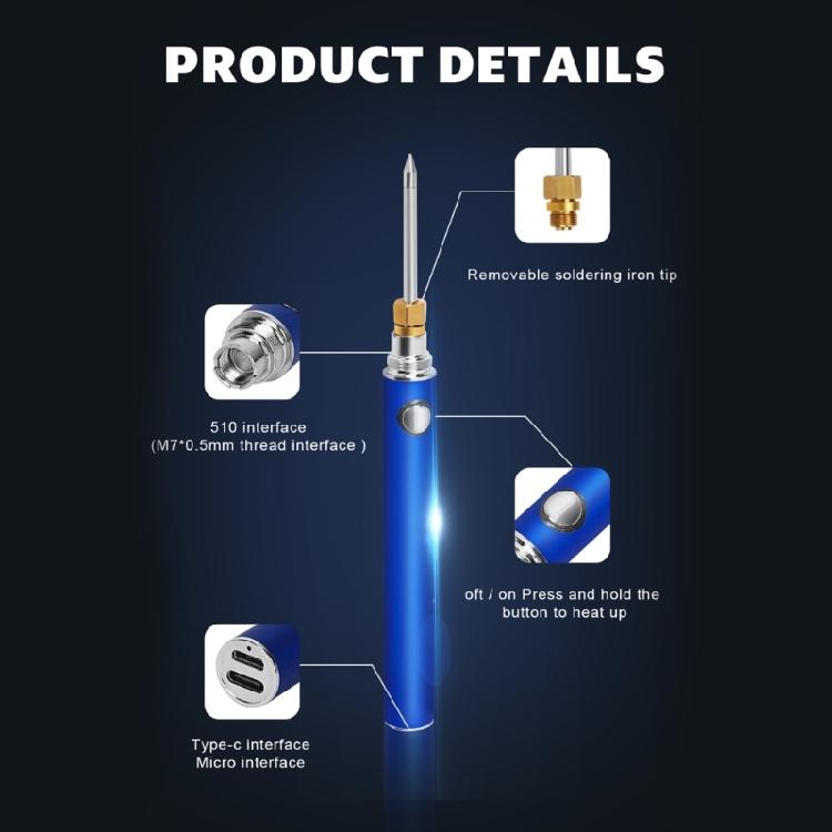 Electric Soldering Iron Tips Lead Four-spee Adjustable Kit-for Welding Equipment