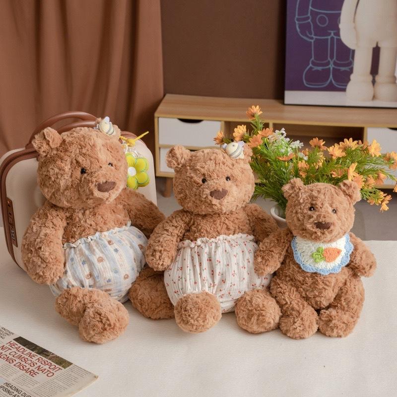Plush Toy Bear Stuffed Animal Soft Short Plush Pp Cotton Doll Gift Girls For