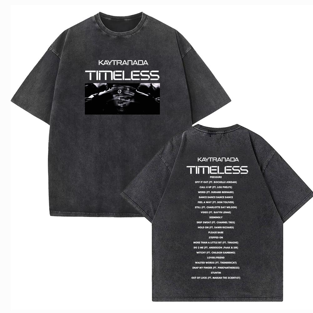 Kaytranada Timeless Shirts Vintage Harajuku Summer  Unisex O-Neck Short Regular  Sleeve Cotton T-Shirts