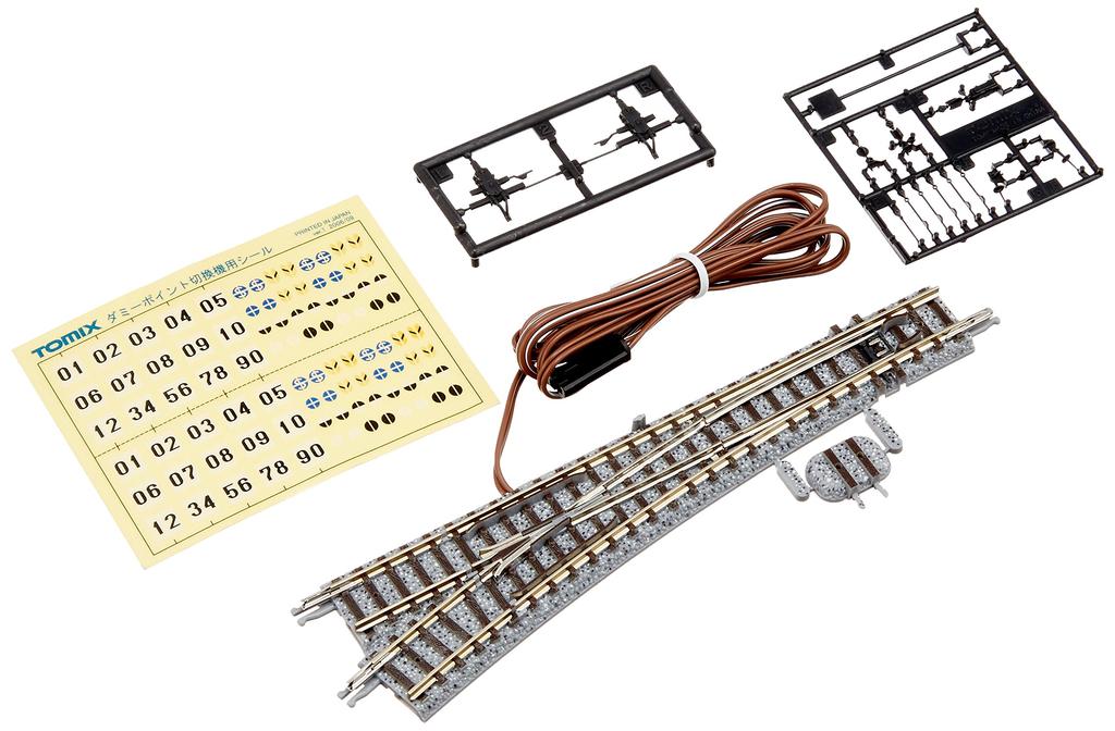 TOMIX N-Spur Elektrische Weiche F Vollständig wählbarer Typ 1272 Modellbahnzubehör N-PL541-15