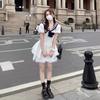 Dress Japanese Style Navy Collar Dress Female Summer Sweet Hot Girl Pure Desire Princess Dress Japanese Waist Fluffy Skirt