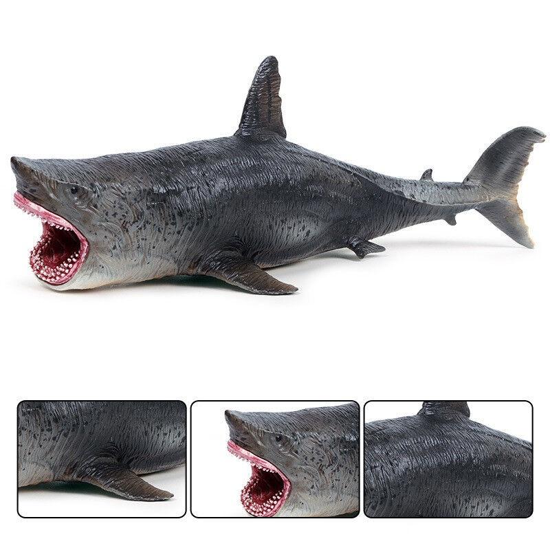 Authentic Megalodon Figure Ancient Shark Wild Animal Pvc Model For Decor And Gifting