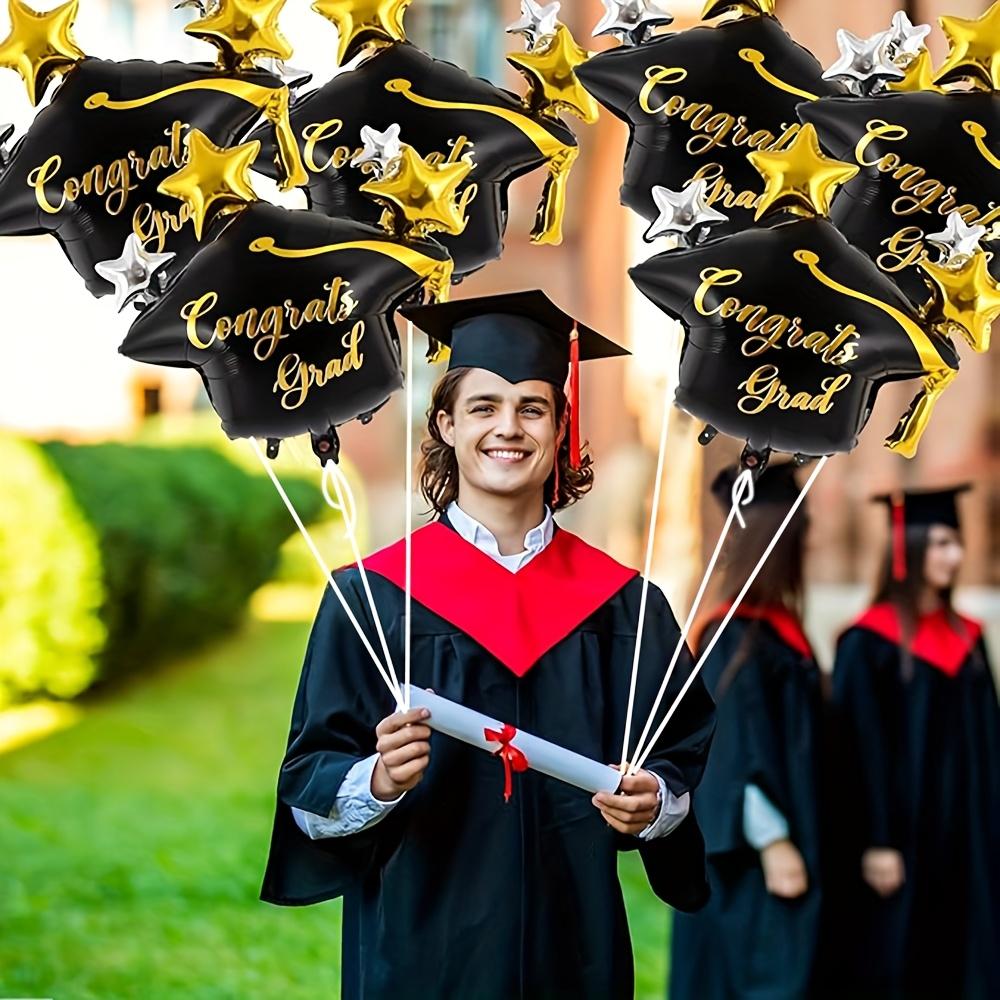 3/6Pcs Graduation Party Balloon Helium Globe Foil Balloon Congrats Grad School Celebrations 2026 Party Decor Globos Balloons