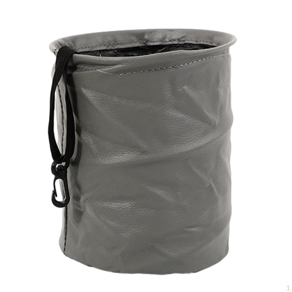 Foldable Car Trash Can Hanging Garbage Bin Large Capacity Multipurpose Universal Bag