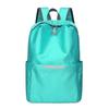 Portable Large Capacity Business Backpack Reflective Solid Color Travel Backpack Waterproof Nylon Student Schoolbag Women