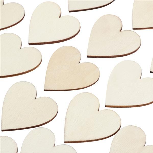 Handmade with Love Amor Corazón inacabado madera disco 2 Agujero x 5 Costura Craft