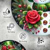 Christmas Snowman Metal Wall Art Decor for Home Office Cafe Bar Garden