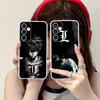 Death Note L Lawliet Mobile Phone Case for Samsung Galaxy S25 S24 S23 S22 S21Plus FE Ultra Clear Colorful Cover Cover Pretty