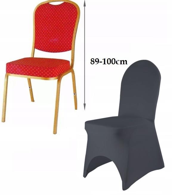 Dark Grey Chair Cover Premium Banquet
