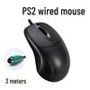 Extra-Long USB Wired Mouse - 2m, 3m, or 5m Cable for Desktop/TV Use