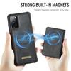 For Samsung Galaxy S20 FE Magnetic Case CASEME ME80 Series Leather PC TPU Phone Cover with Detachable Wallet