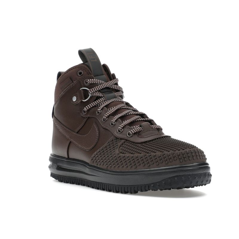 Nike Lunar Force 1 Duckboot Barok Kahverengi Erkek Spor Ayakkabı Siyah Metalik-Gümüş DZ5320-201