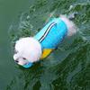 High Flotation Pet Swimming Jacket Adjustable Dog Swimming Vest Pet Supplies Dog Life Jacket  Beach